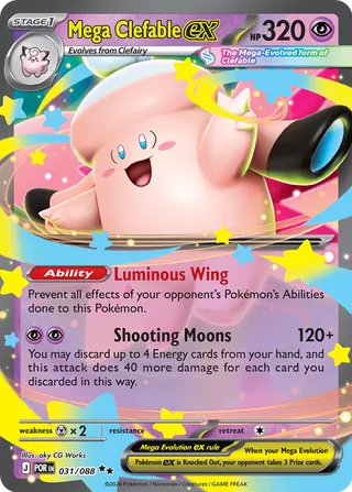 Mega Clefable ex - 031/088 - Perfect Order