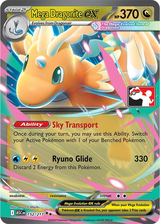 Mega Dragonite ex - 152/217 - Prize Pack