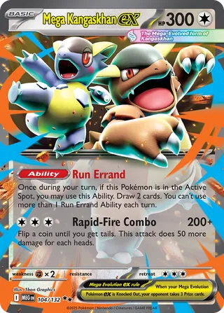 Mega Kangaskhan ex - 104/132 - Mega Evolution