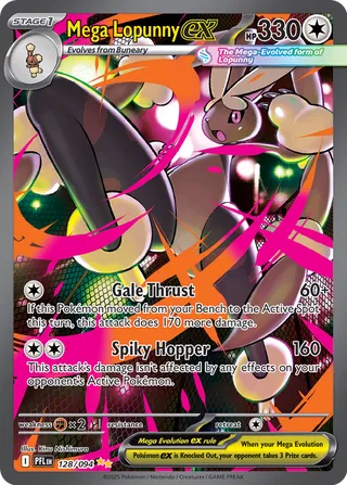 Mega Lopunny ex - 128/094 - Phantasmal Flames