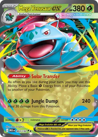 Mega Venusaur ex - 003/132 - Mega Evolution