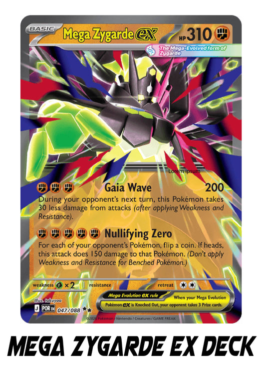 Mega Zygarde Ex Deck