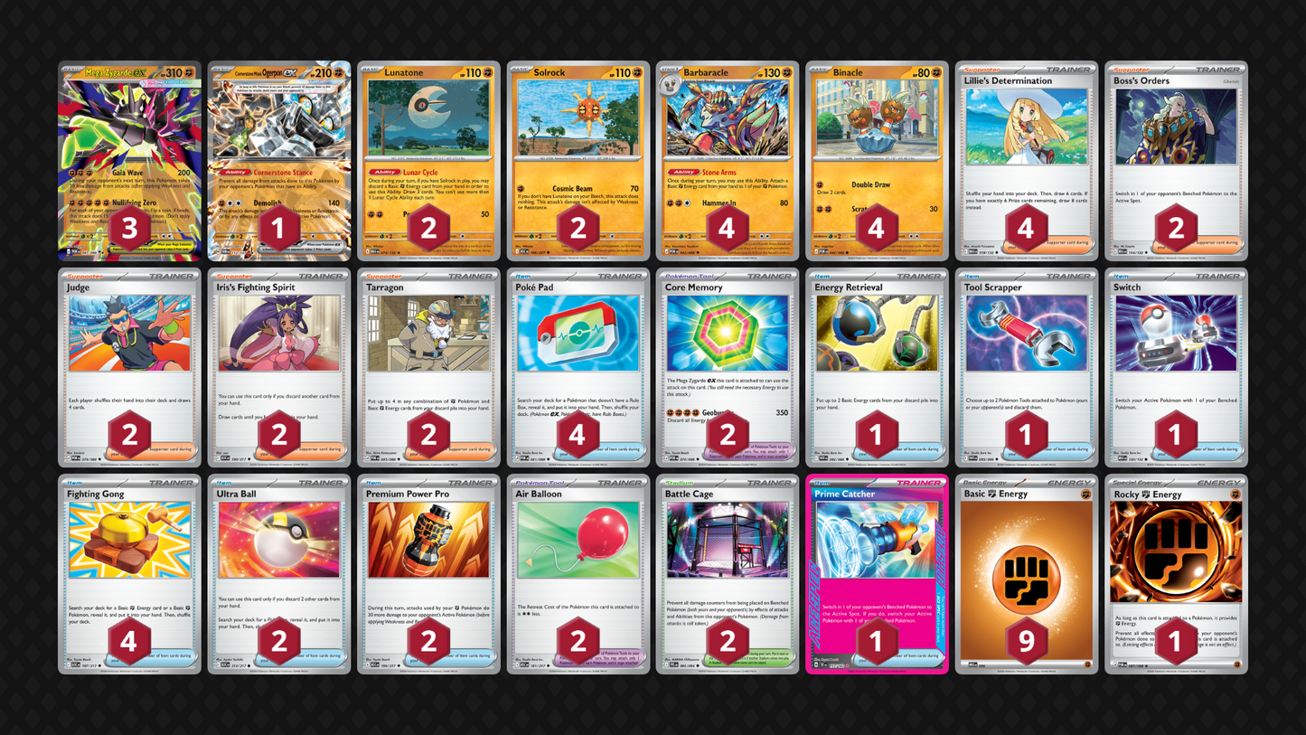 Mega Zygarde Ex FullDeck