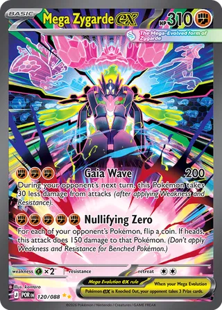 Mega Zygarde ex - 120/088 - Perfect Order