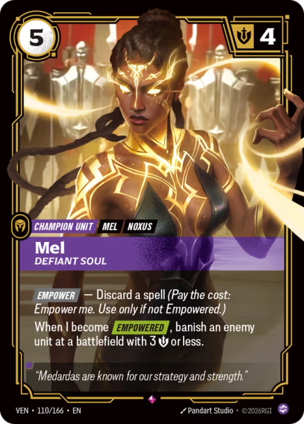 Mel, Defiant Soul - 110/166 - R Chaos