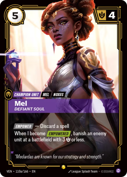 Mel, Defiant Soul - 110a/166 - R Chaos - Alternative Art