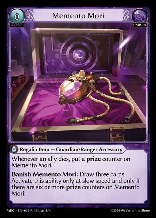 Memento Mori - Mercurial Heart -  R Umbra