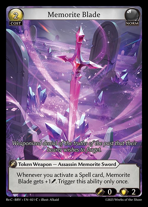 Memorite Blade - Merlin Re:Collection Brilliant Vestige - C Norm