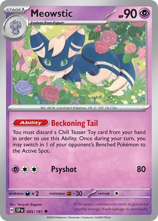 Meowstic - 085/191 - Surging Sparks
