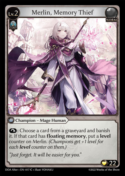 Merlin, Memory Thief - Dawn of Ashes