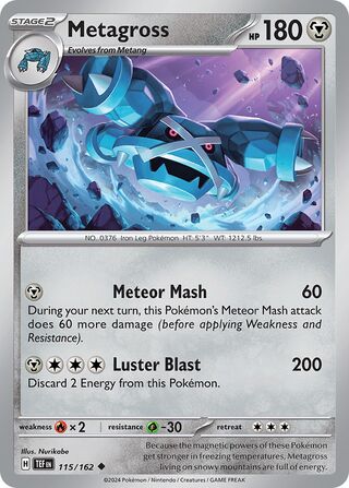 Metagross - 115/162 - Temporal Forces 