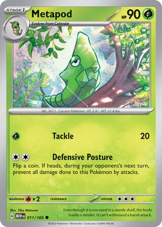 Metapod - 011/165 - 151 