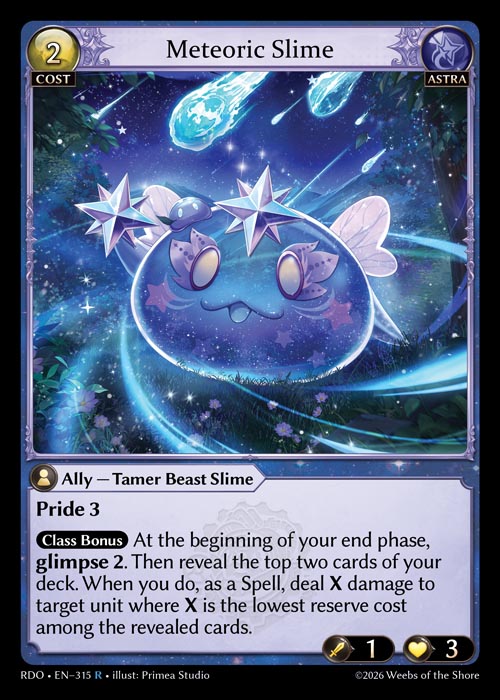 Meteoric Slime - Radiant Origins - R Astra
