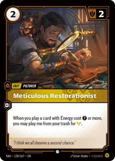 Meticulous Restorationist - 120/167 - C Order