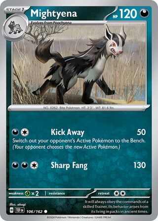 Mightyena - 106/162 - Temporal Forces 