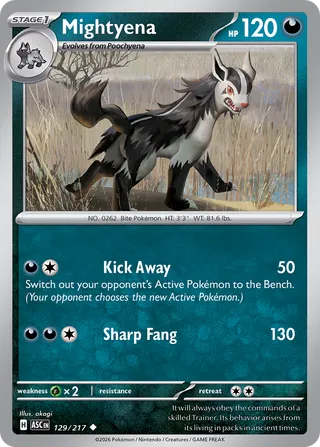 Mightyena - 129/217 - Ascended Heroes