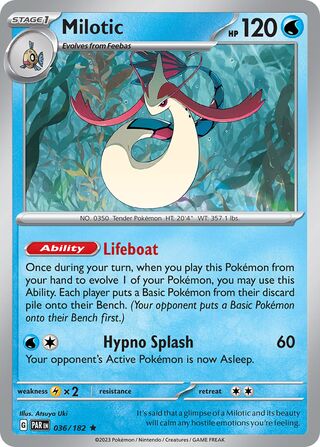 Milotic - 036/182 - Paradox Rift 