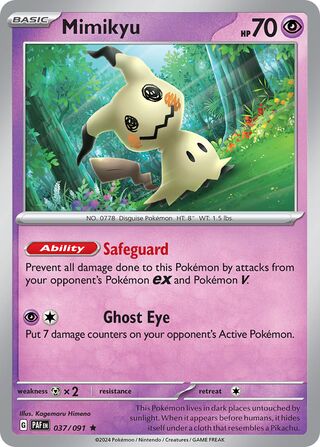  Mimikyu - 037/091 - Paldean Fates 