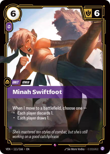 Minah Swiftfoot - 111/166 - R Chaos