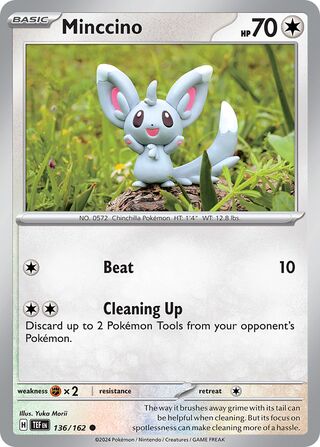 Minccino - 136/162 - Temporal Forces 