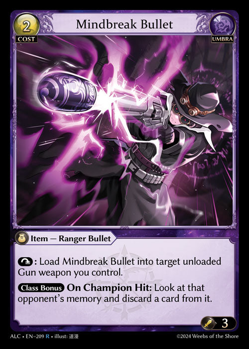 Mindbreak Bullet - Alchemical Revolution - R Umbra