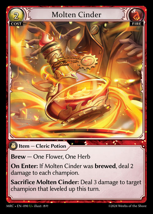 Molten Cinder - Mercurial Heart -  U Fire
