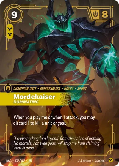 Mordekaiser, Dominating - 137/167 - Epic Order
