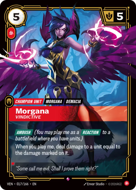 Morgana, Vindictive - 017/166 - R Fury