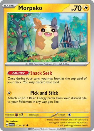 Morpeko - 072/167 - Twilight Masquerade  