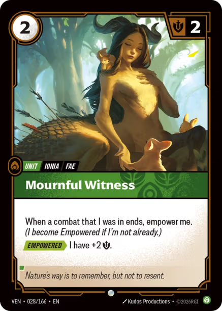 Mournful Witness - 028/166 - C Clam