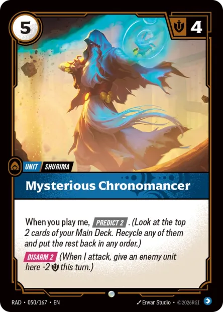 Mysterious Chronomancer - 050/167 - C Mind