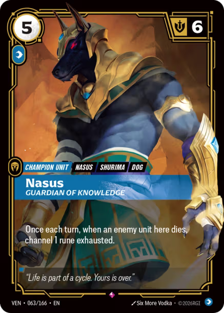 Nasus, Guardian of Knowledge - 063/166 - R Mind