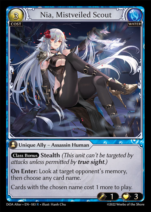 Nia, Mistveiled Scout - Dawn of Ashes