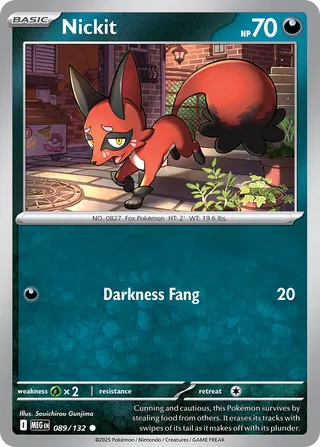 Nickit - 089/132 - Mega Evolution