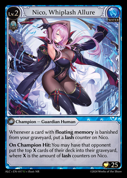 Nico, Whiplash Allure - Alchemical Revolution -  U Water