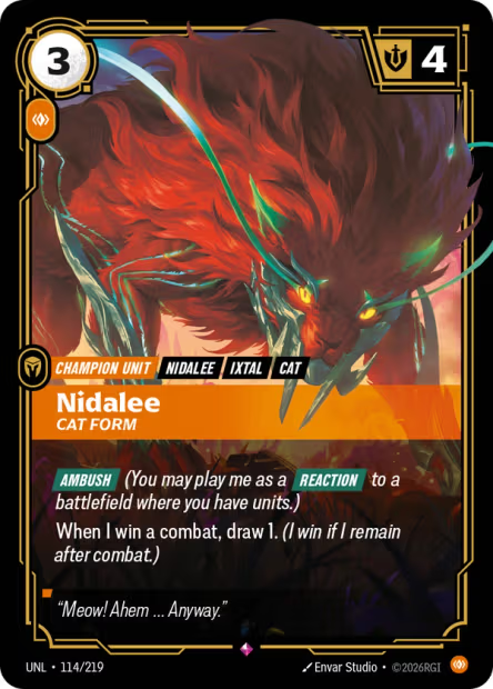 Nidalee, Cat Form - 114/219 - R Body