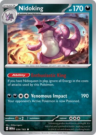Nidoking - 003426/165 - 151 