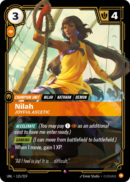 Nilah, Joyful Ascetic - 115/219 - R Body