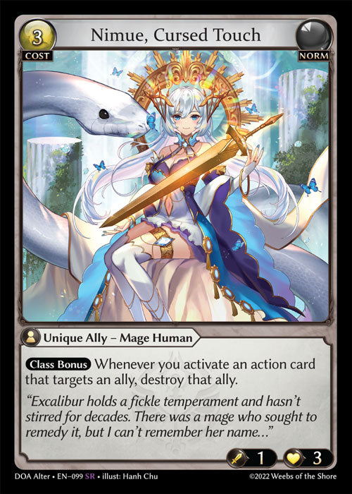 Nimue, Cursed Touch - Dawn of Ashes