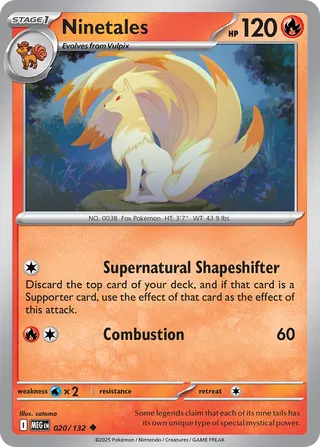 Ninetales - 020/132 - Mega Evolution