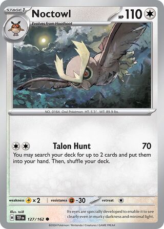 Noctowl - 127/162 - Temporal Forces 