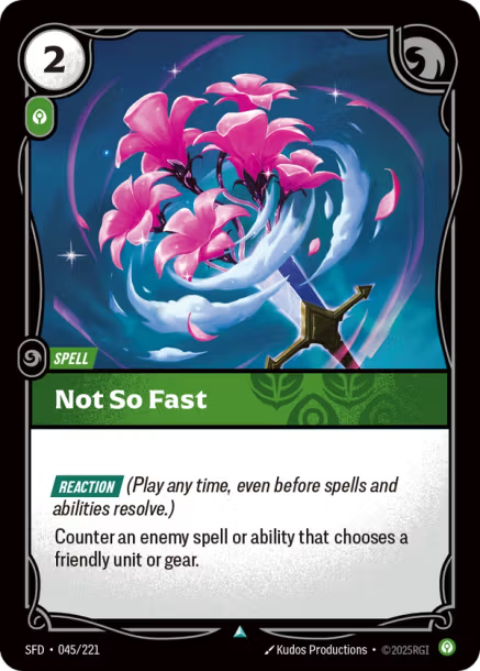Not So Fast - 045/221 - R Calm