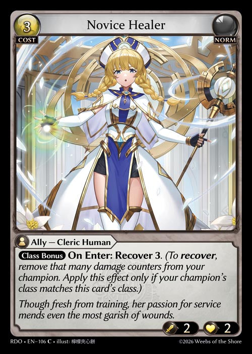 Novice Healer - Radiant Origins - C Norm