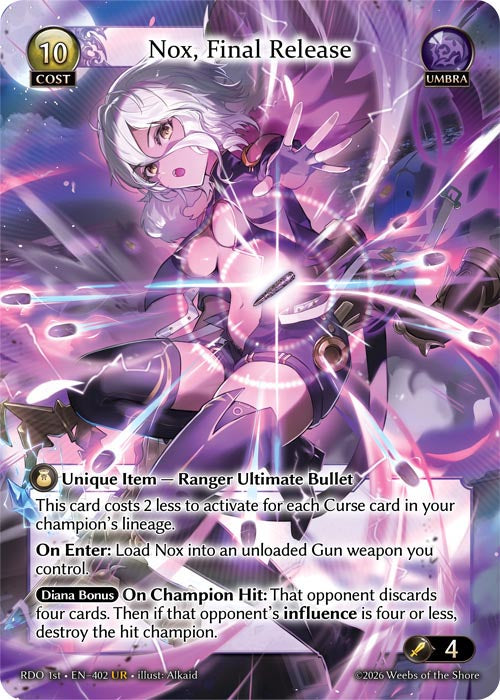 Nox, Final Release - Radiant Origins - UR Umbra