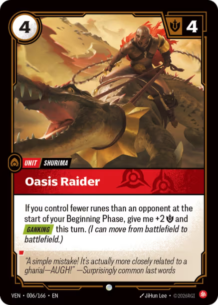 Oasis Raider - 006/166 - C Fury