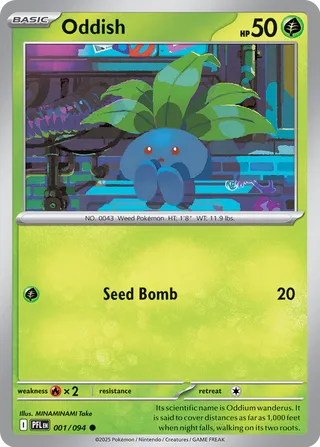 Oddish - 001/094 - Phantasmal Flames