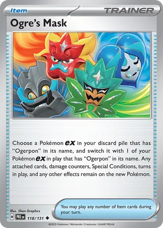 Ogre's Mask - 118/131 - Prismatic Evolutions