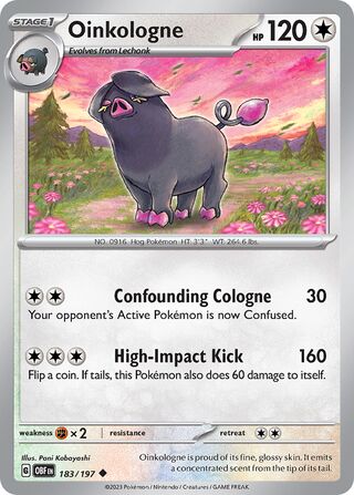 Oinkologne - 183/197 - Obsidian Flames