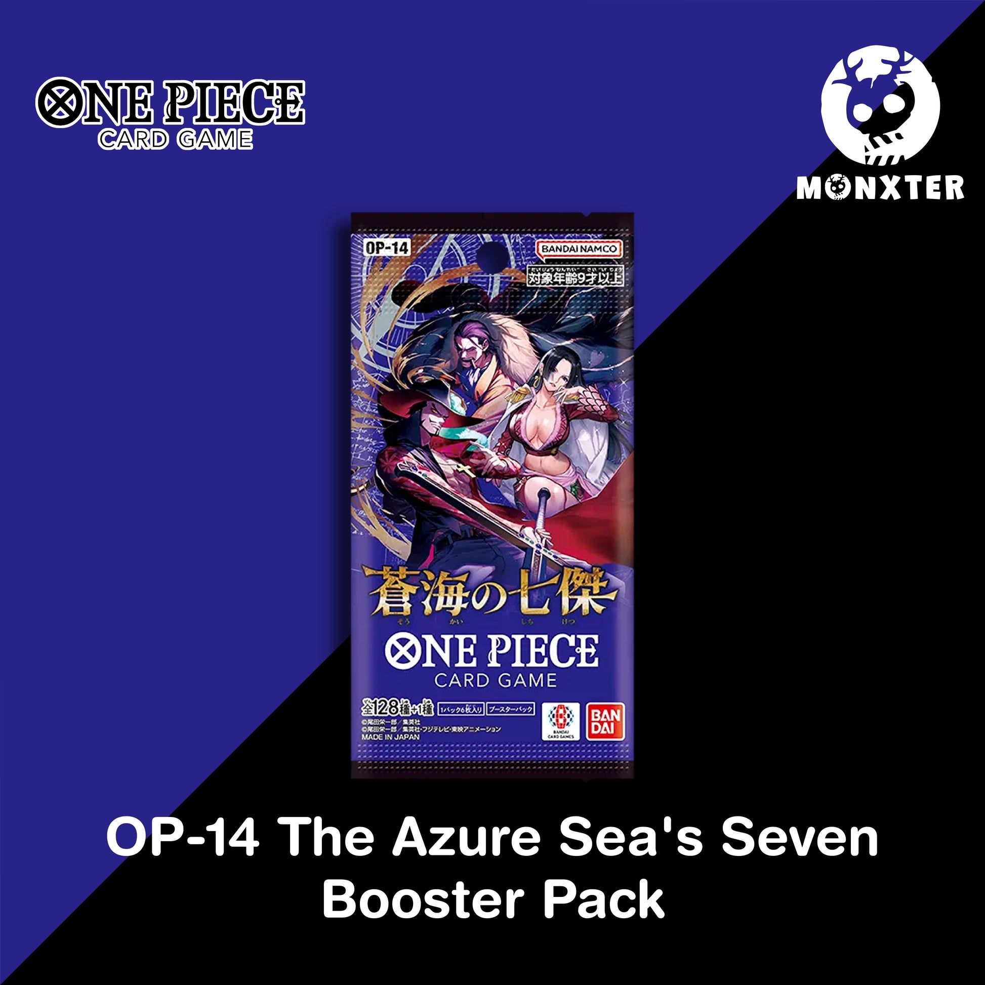 One Piece TCG : OP-14 The Azure Sea's Seven Booster Box Desk Monxter One Piece TCG : OP-14 The Azure Sea's Seven Booster Box Desk Monxter