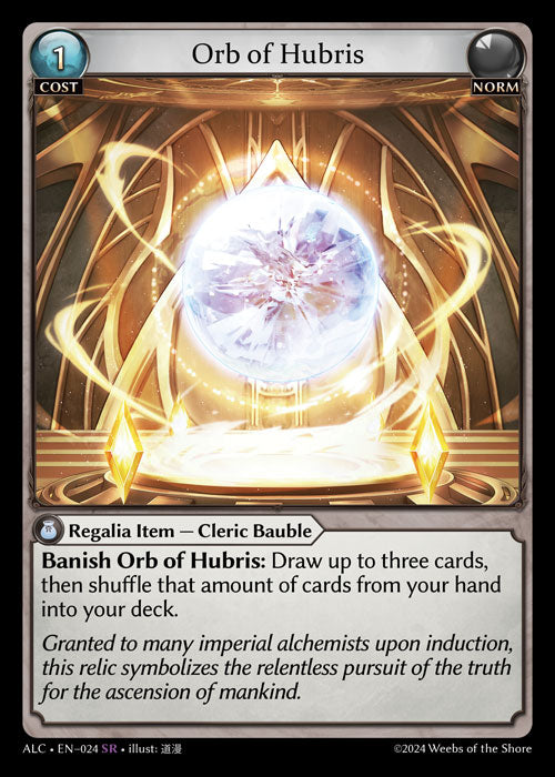 Orb of Hubris - Alchemical Revolution - SR Norm